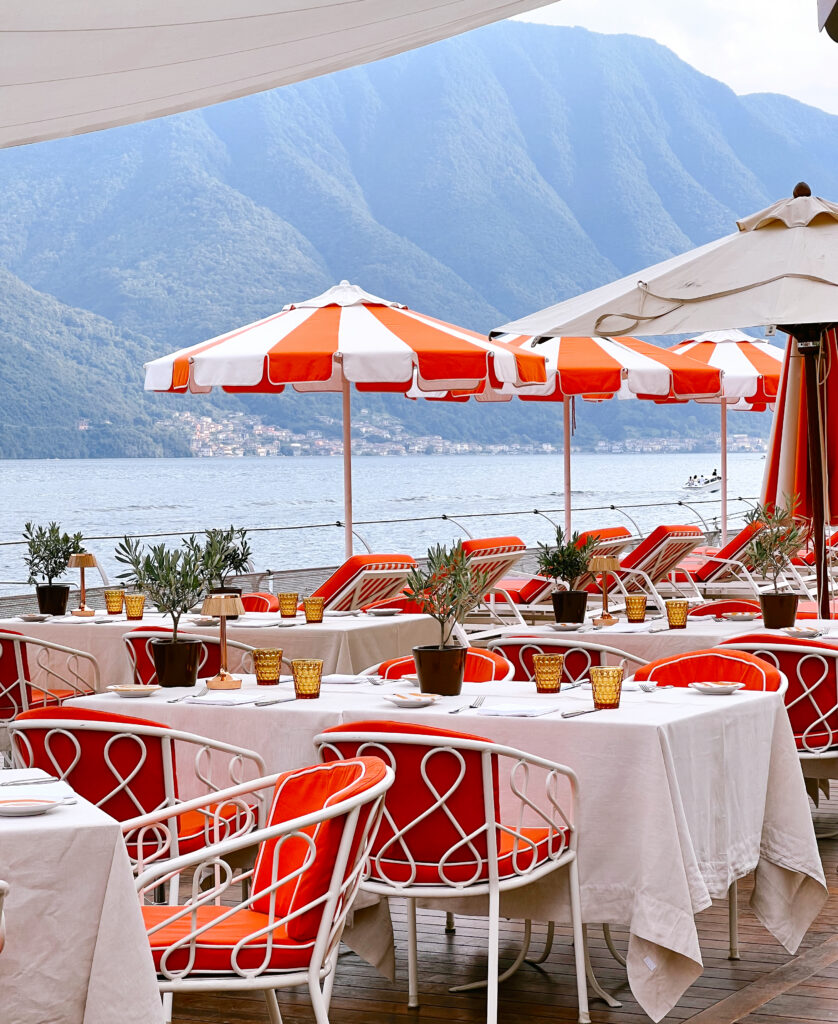 Da Giacomo al Lago at Grand Hotel Tremezzo on Lake Como, a high-demand Italy hotel that requires advance planning